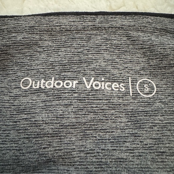 Outdoor Voices Black Blue Gray Springs Colorblock 7/8 Leggings - Women’s Small - Picture 4 of 6